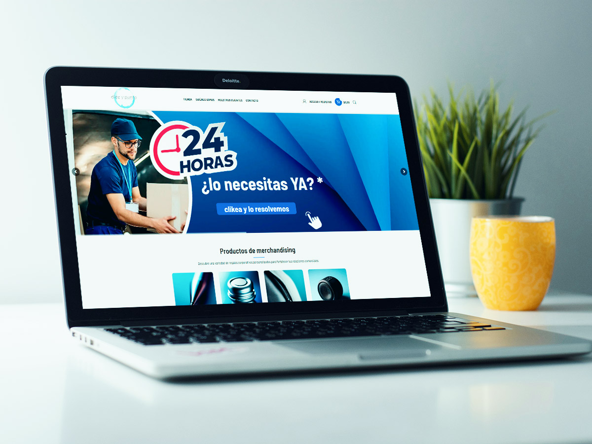 Diez y Punto Web Merchandising