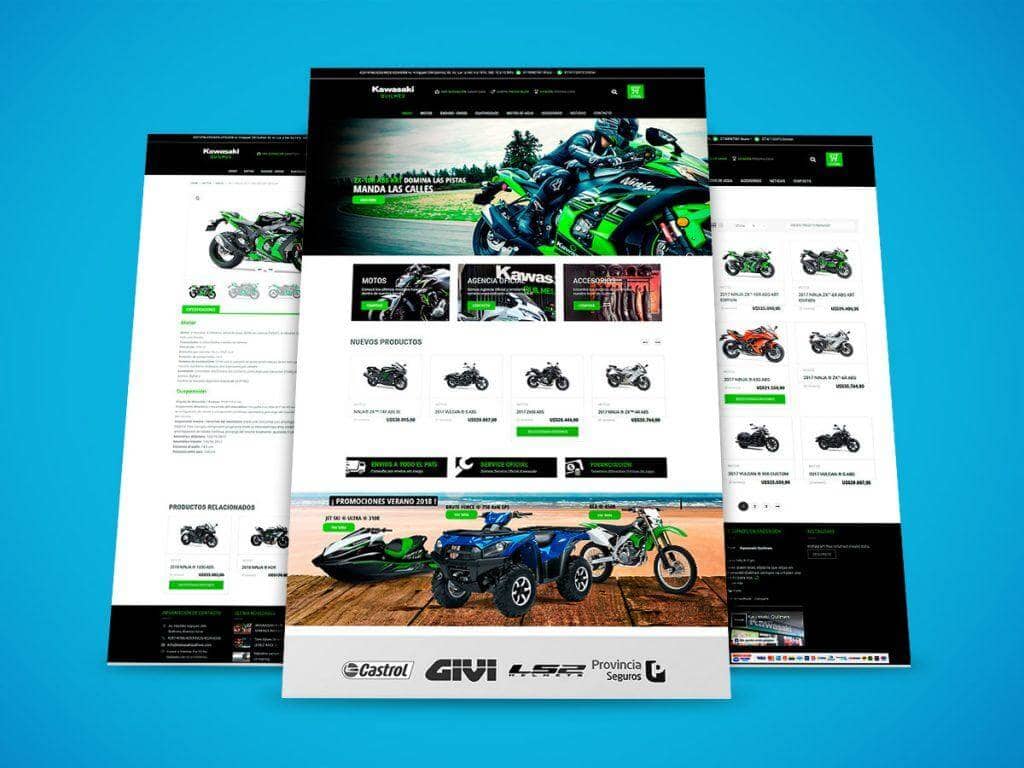 Diseño Web Kawasaki Quilmes